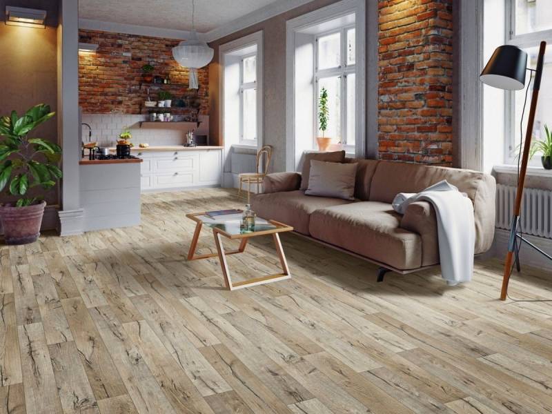 Линолеум полукоммерческий PROJEСT Дизайн - ДУБ ТРИСТАН 15843