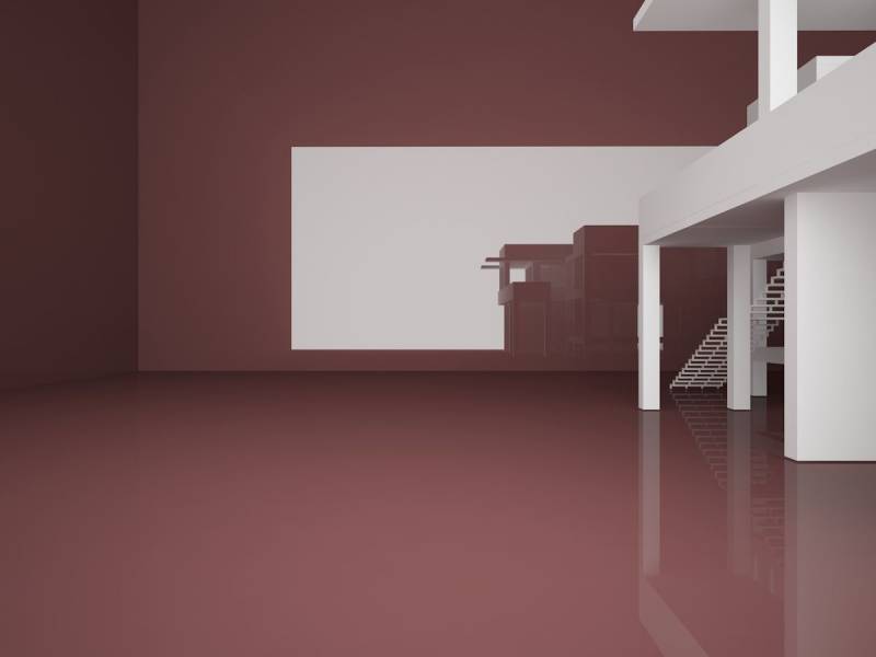 Линолеум гомогенный PRIMO Дизайн - КРАСНЫЙ 0306